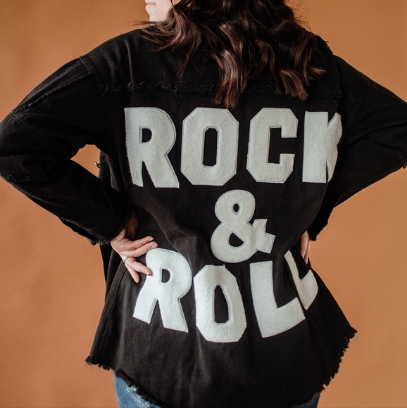 Rock N Roll Denim Jacket - Picture 1 of 4